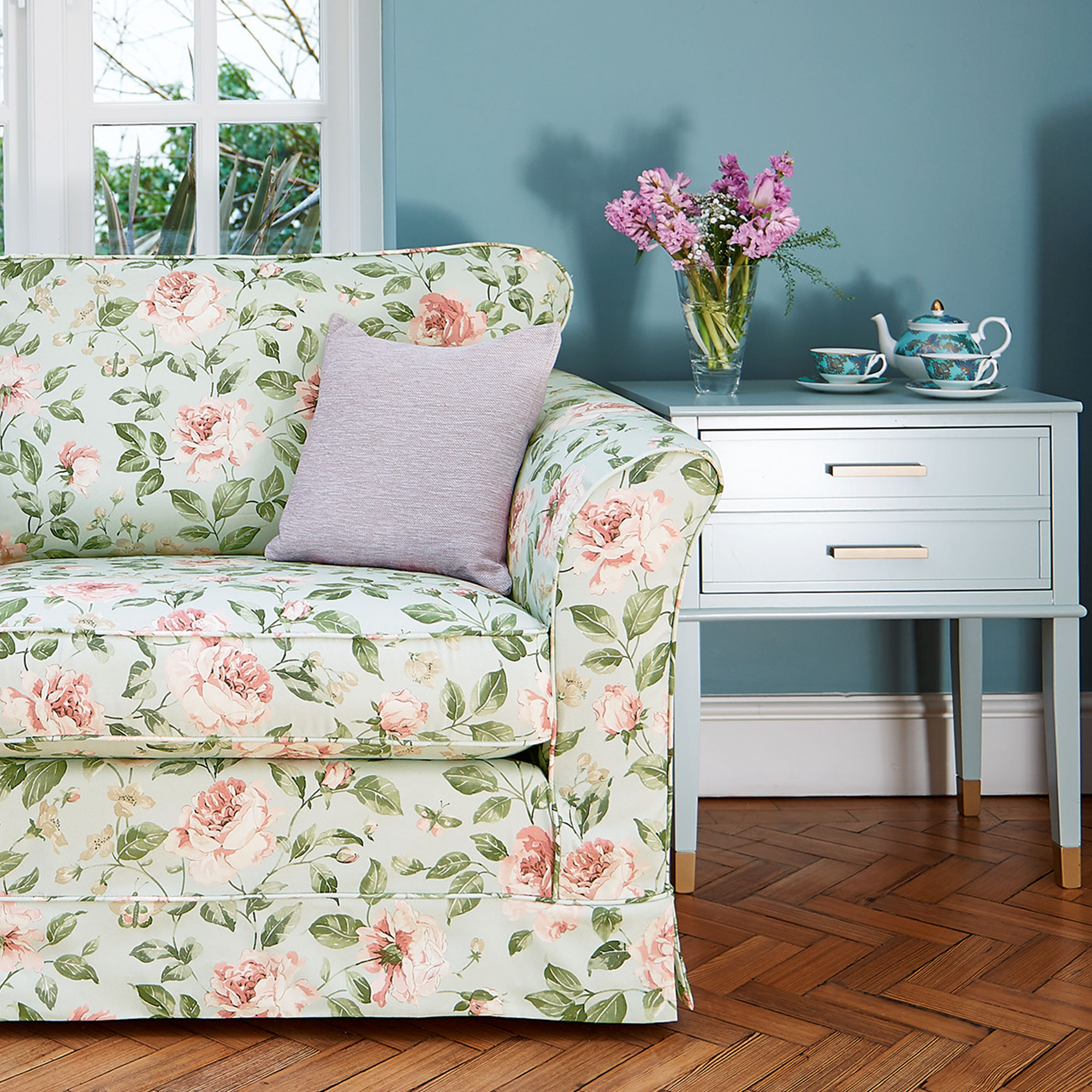 Fabric Details elizabeth rose summer Fabrics Range by Plumbs